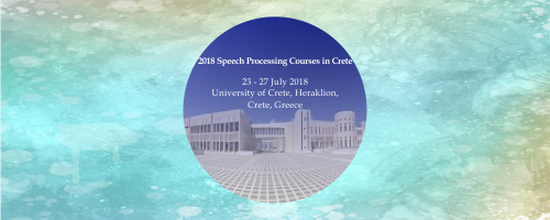 Speech Processing Courses in Crete