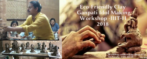 Workshop on making Clay-Ganesha Idol