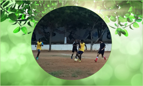 Football Match between IIIT-H and JBIT