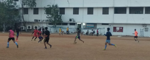 IIITH vs BHEL football match