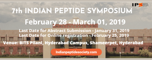 Indian Peptide Society conference