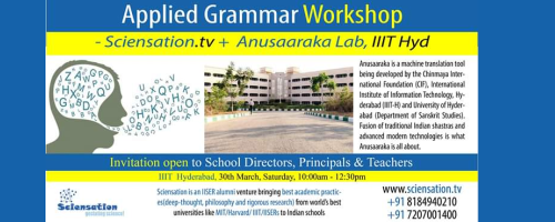 Workshop on Applied Grammar and Augmented Intellig...