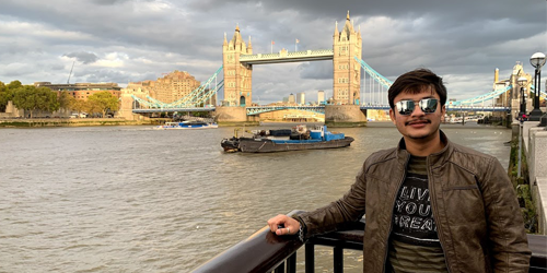 CSD student Vaibhav Gupta interns at Google and Fa...