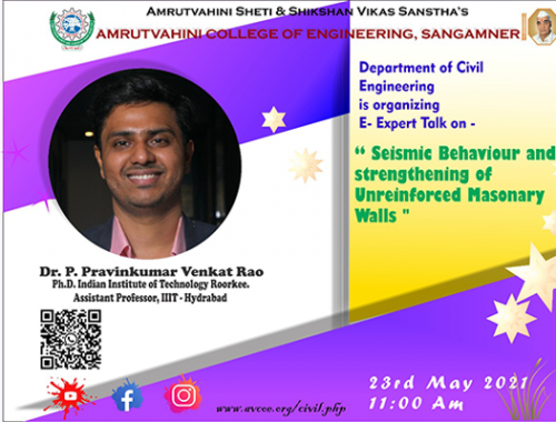 Invited talk by Dr. Pravin Kumar at Amrutvahini Co...