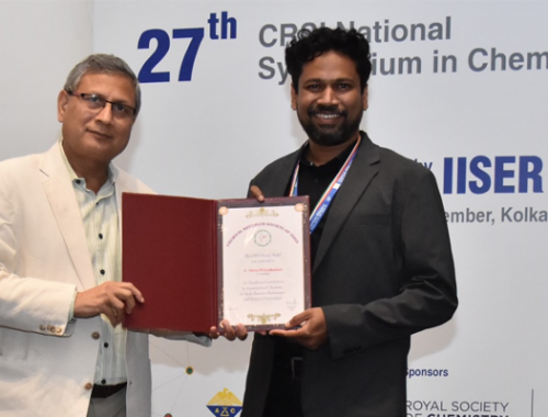 Deva Priyakumar receives CRI Bronze Medal-2021