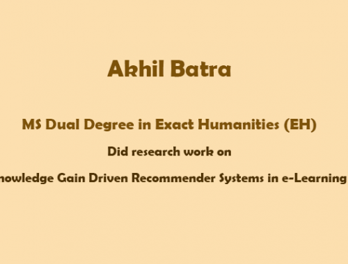 Akhil Batra – Knowledge Gain Driven Recommen...
