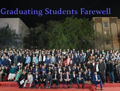 Graduating Students Farewell