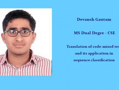 Devansh Gautam – Sequence classification