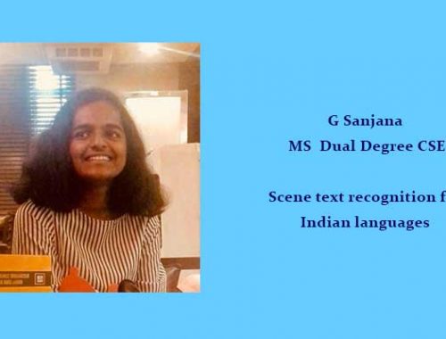 G Sanjana – Text recognition