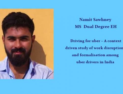 Namit Sawhney – Driving for uber
