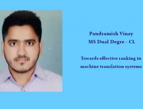 Pandramish Vinay – Machine Translation Syste...