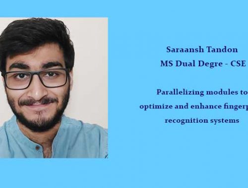 Saraansh Tandon – Fingerprint recognition sy...