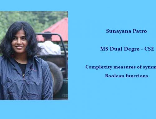 Sunayana Patro – symmetric Boolean functions...