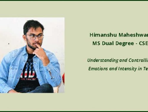 Himanshu M – Emotions in Text