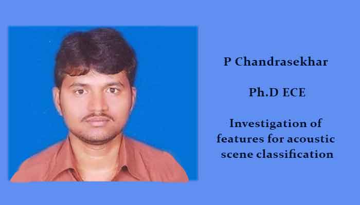 P Chandrasekhar  – Acoustic Classification