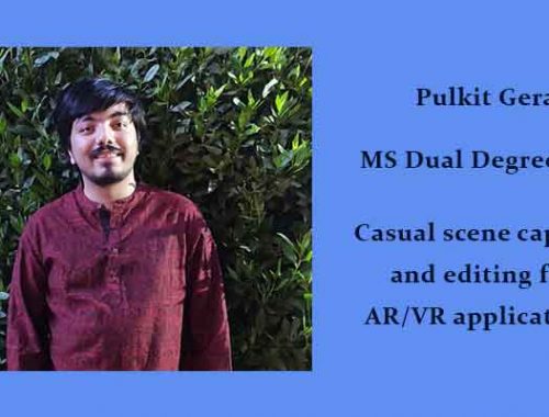 Pulkit Gera – AR/VR applications