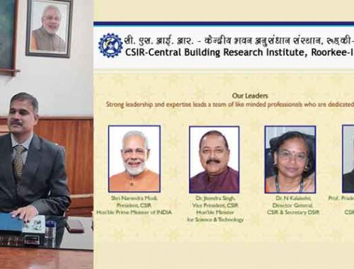 Prof. Pradeep K R Heads CBRI, Roorkee