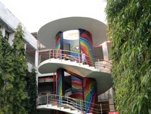 French Artist Duo Make A Splash On Staircase At Hi...