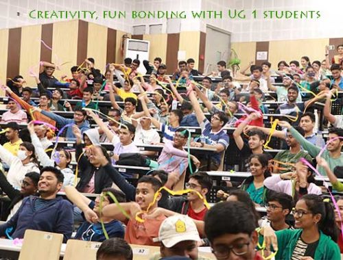 Creativity, fun and bonding with UG1 students