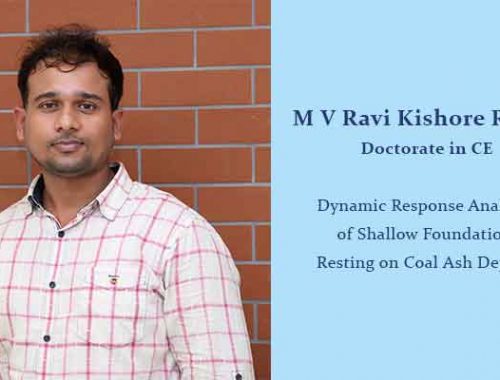 M V Ravi Kishore Reddy – Coal Ash Deposit