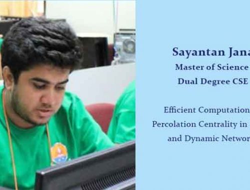Sayantan Jana – Percolation Centrality