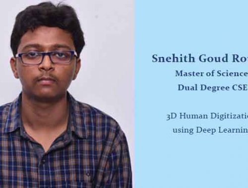 Snehith Goud Routhu – 3D Human Digitization