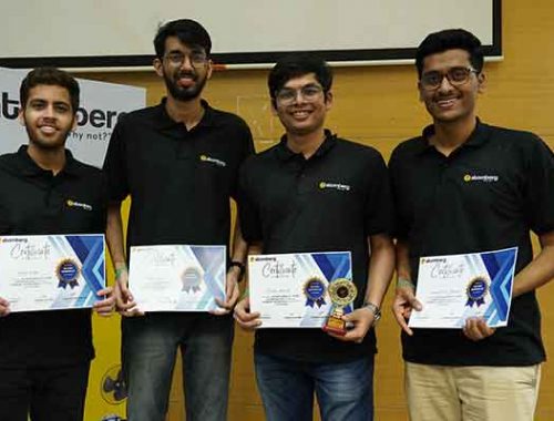 Second runner-up at Techfest, IIT Bombay