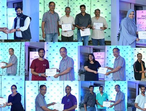 Crystal awards to patent holders