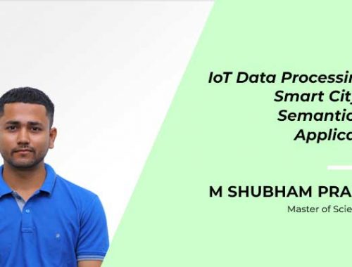M Shubham Prakash  – IoT Data Processing
