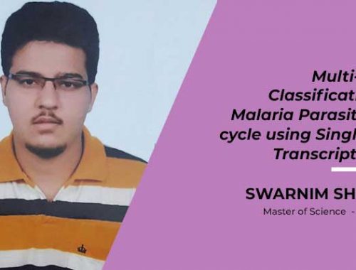 Swarnim S – Malaria Parasite Life Cycle