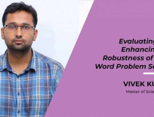 Vivek Kumar – Math Word Problem Solvers