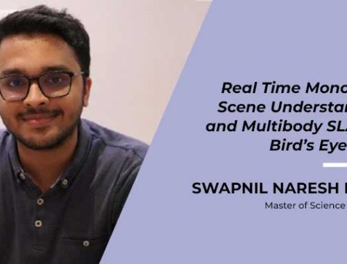 Swapnil Naresh Daga – Real time monocular