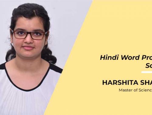 Harshita Sharma – Hindi Word Problem