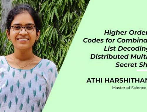 A Harshithanjani – Higher Order MDS Codes