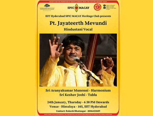 Hindustani Vocal Concert by J Mevundi