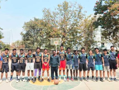 Basketball boys team – runner-up at NIFT
