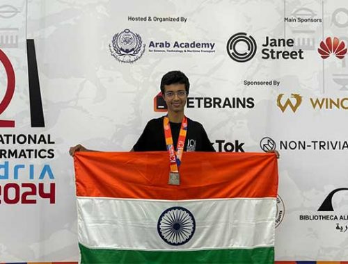 Sushil R U wins Silver at IOI & Gold at APIO