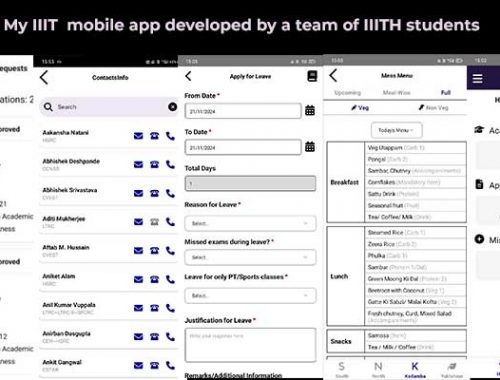 Students develop MyIIIT App