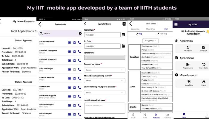 Students develop MyIIIT App