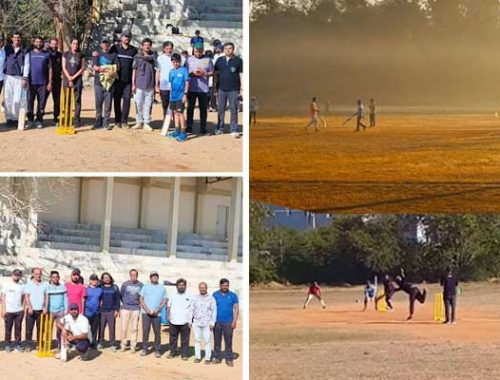 Friendly Cricket Match – UoH Vs IIITH