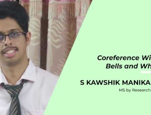 S Kawshik Manikantan