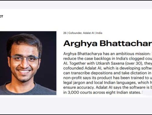 Arghya Bhattacharya featured in Forbes