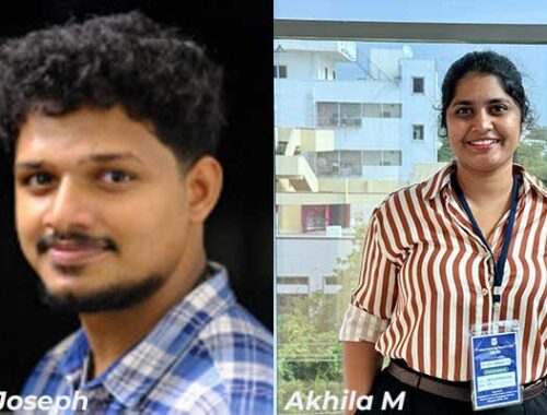 TCS Ph.D fellowship to Amal J and Akhila M