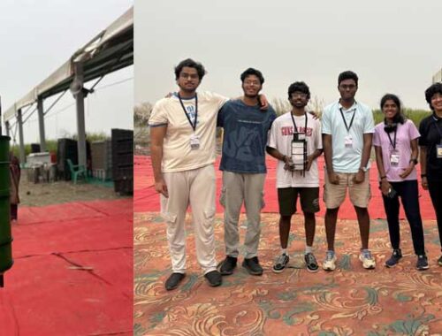 Team Brahmand in the finale of Indian CanSat