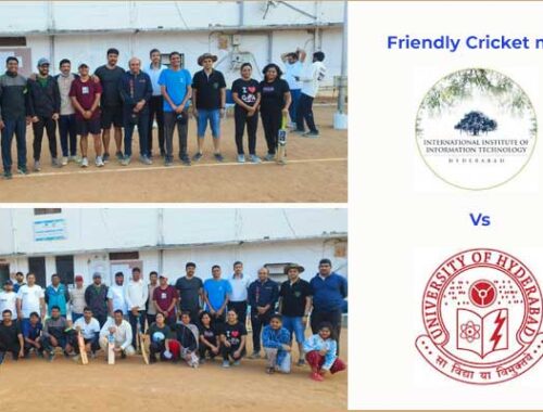 Friendly cricket match – IIITH Vs UoH
