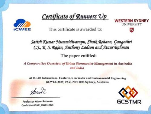 Runner-Up at iCWEE-2025