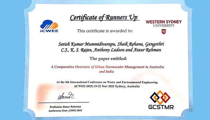 Runner-Up at iCWEE-2025