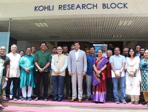 Dr. Pemmasani Chandrashekar visits IIIT Hyderabad