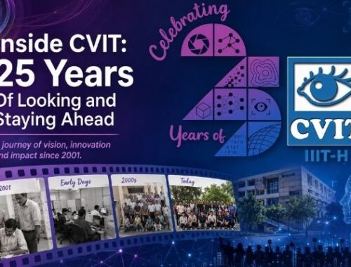 Inside CVIT: 25 Years Of Looking and Staying Ahead...